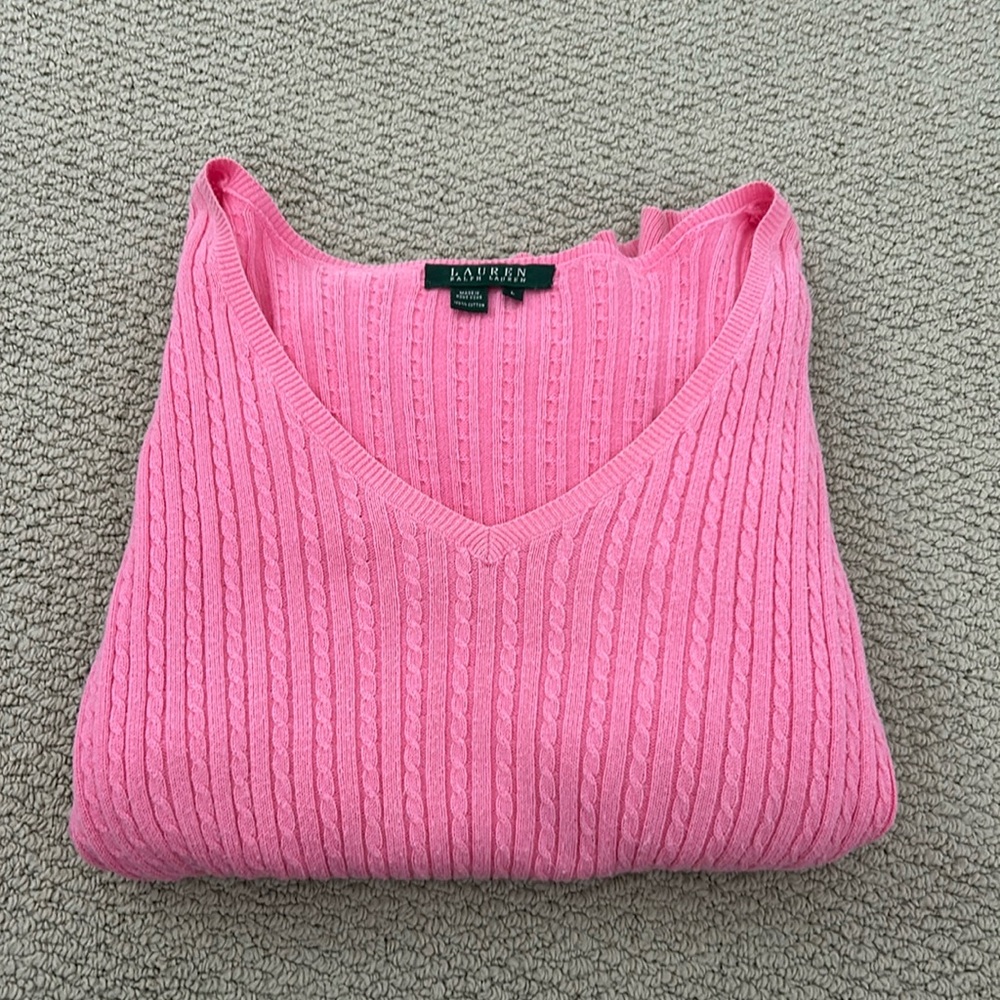 Ralph Lauren cable knit sweater